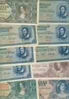 1930-1946. 56 db főleg inflapengő + 26 db "V. H." T:II,III,IV