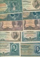 1930-1946. 56 db főleg inflapengő + 26 db "V. H." T:II,III,IV