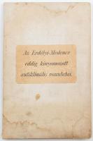1911 Az Erdélyi-medence eddig kinyomozott antiklinális vonulatai, 1: 200 000, M. kir. állami nyomda, vászontérkép, szakadásokkal, 87×54 cm