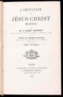 M. LAbbé Herbet: LImitation de Jésus-Christ meditée. I-II. köt. Paris, 1914., Librairie Victor Lecoffre. Franica nyelven. Átkötött félvászon-kötésekben.
