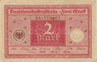 Német Birodalom / Weimari Köztársaság 1920. 2M barna "pecsét" (7x) T:I