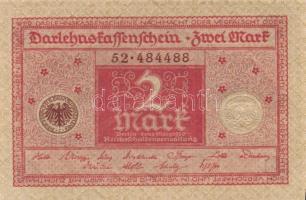 Német Birodalom / Weimari Köztársaság 1920. 2M barna "pecsét" (7x) T:I