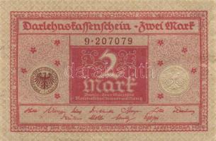 Német Birodalom / Weimari Köztársaság 1920. 2M barna "pecsét" (7x) T:I