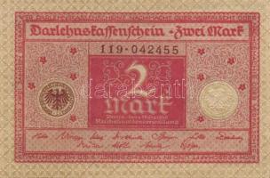 Német Birodalom / Weimari Köztársaság 1920. 2M barna "pecsét" (7x) T:I