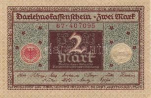 Német Birodalom / Weimari Köztársaság 1920. 2M (6x) benne egymás utáni ill. kevés ugrású sorszámok T:I