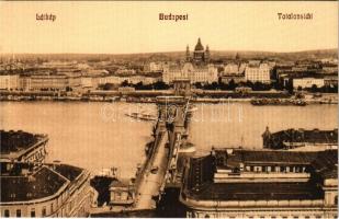 Budapest, Lánchíd, kilátás a Bazilika felé