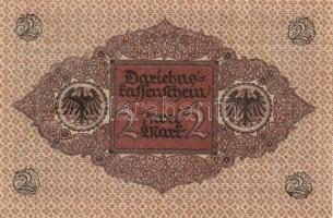 Német Birodalom / Weimari Köztársaság 1920. 2M (6x) benne egymás utáni ill. kevés ugrású sorszámok T...