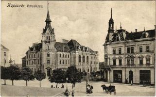 1915 Kaposvár, Városháza. Fenyvesi Béla kiadása (EK)