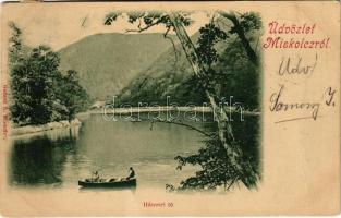 1900 Miskolc, Hámori tó. Gedeon A. kiadása (fa)
