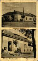 Cibakháza, S. Danyi Pál üzlete, M. kir. postahivatal (fa)