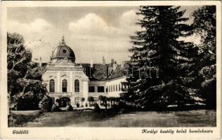 1940 Gödöllő, Királyi kastély belső homlokzata (fa)