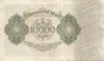 Német Birodalom / Weimari Köztársaság 1922. 10.000M alapnyomatbetű nélkül, ritkább variáns T:I-