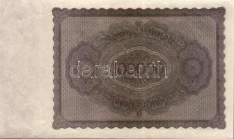 Német Birodalom / Weimari Köztársaság 1923. 100.000M céges nyomat papírráncokkal T:I-