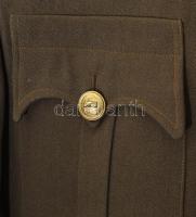 M. kir. honv. 1941M honvéd állatorvosi táboribarna zubbony, zászlós rendfokozattal, szép, megkímélt ...