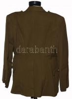 M. kir. honv. 1941M honvéd állatorvosi táboribarna zubbony, zászlós rendfokozattal, szép, megkímélt ...