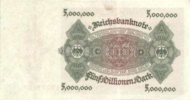 Német Birodalom / Weimari Köztársaság 1923. 5.000.000M T:I-
