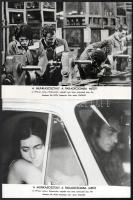 1971 ,,A munkásosztály a paradicsomba megy című olasz film jelenetei és szereplői, 13 db vintage produkciós filmfotó, 18x24 cm