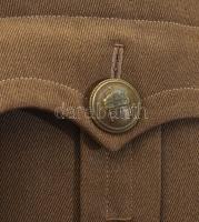 M. kir. honv. 1941M gyalogos táboribarna zubbony alezredesi rendfokozat jelzésekkel. megkímélt, szép...