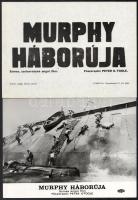 1971 ,,Murphy háborúja című angol film jelenetei és szereplői, 17 db vintage produkciós filmfotó, + hozzáadva 1 db szöveges kisplakát, 18x24 cm
