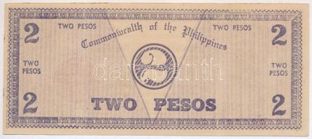 Fülöp-szigetek 1942. 2P "349860 D" T:III kis folt
Philippines 1942. 2 Pesos "349860 ...