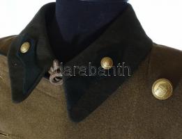 M. kir. honv. 1938M műszaki tiszti köpeny, hadnagyi rendfokozat jelzésekkel. megkímélt, szép állapot...