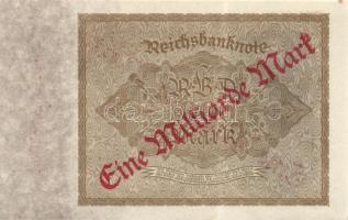 Német Birodalom / Weimari Köztársaság 1922. 1.000.000M céges nyomat T:I