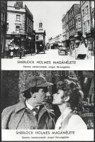 1970 ,,Sherlock Holmes magánélete című angol filmvígjáték jelenetei és szereplői, 19 db vintage produkciós filmfotó, ezüstzselatinos fotópapíron, 18x24 cm