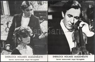1970 ,,Sherlock Holmes magánélete" című angol filmvígjáték jelenetei és szereplői, 19 db vintag...
