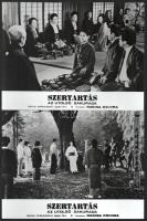 1971 ,,Szertartás - az utolsó Sakurada" című japán film jelenetei és szereplői, 17 db vintage p...