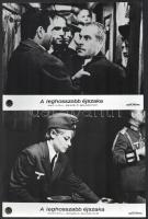 cca 1968 ,,A leghosszabb éjszaka" című bolgár film jelenetei és szereplői, 13 db vintage produk...