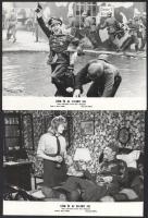 1970 ,,Léon és az atlanti fal című francia-olasz film jelenetei és szereplői, 11 db vintage produkciós filmfotó, ezüstzselatinos fotópapíron, 18x24 cm