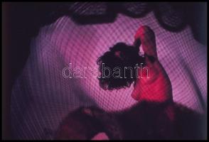 cca 1980 előtt készült, szolidan erotikus felvételek, 8 db vintage NEGATÍV és/vagy DIAPOZITÍV, 24x36...