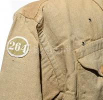 cca 1930 Cserkész tiszti ing (264. Hunyadi János cserkészcsapat) Cserkészbolt emblémával, megkímélt,...