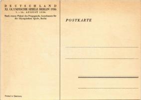 1936 Deutschland. XI. Olympische Spiele Berlin / Summer Olympics in Berlin / 1936. évi nyári olimpia...