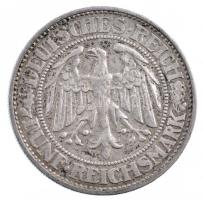 Németország / Weimar Köztársaság 1932J 5M Ag Hamburg (25g) T:2 patina, kis ph. / Germany / Weimar Re...