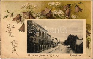 1902 Klaipeda, Memel; Töpferstrasse / street. Art Nouveau, floral, litho (EK)