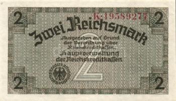 Német 3. Birodalom / Általános kiadás a megszállt területek részére 1939. (DN) 2RM, 20RM T:II+,II