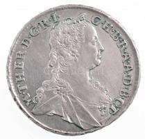 1747K-B 15kr Ag "Mária Terézia" Körmöcbánya (6,19g) T:1- patina / Hungary 1747K-B 15 Kreuz...