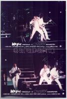 1986 Budapest, a Queen együttes ,,Magic" című koncertfilmjének jelenetei és szereplői, 17 db vi...
