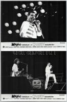 1986 Budapest, a Queen együttes ,,Magic" című koncertfilmjének jelenetei és szereplői, 17 db vi...