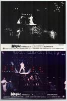 1986 Budapest, a Queen együttes ,,Magic" című koncertfilmjének jelenetei és szereplői, 17 db vi...