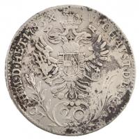 1783G 20kr Ag "II. József" Nagybánya (6,54g) T:1- patina / Hungary 1783G 20 Kreuzer Ag &qu...