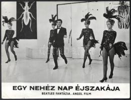 cca 1964 ,,Egy nehéz nap éjszakája" című Beatles fantázia film jelenetei és szereplői, 7 db pro...