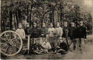 1914 Osztrák-magyar katonák / WWI Austro-Hungarian K.u.K. military, group of soldiers. G.L.P. 398.