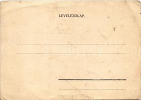 Kolozsvári repülők / WWII Hungarian military art postcard s: Nagykunsági örv. (apró lyuk / tiny pinh...