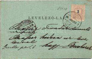 1899 (Vorläufer) Sopron, Oedenburg; Brennbergbánya, Bánya iroda, szénbánya, iparvasút, akna / Brennb...