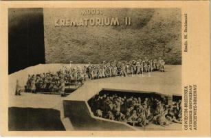 Oswiecim-Brzezinka, Auschwitz-Birkenau; WWII German Nazi concentration camp. Model of Crematorium section