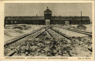 Oswiecim-Brzezinka, Auschwitz-Birkenau; WWII German Nazi concentration camp. Gate of Death