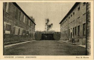 Oswiecim, Auschwitz; WWII German Nazi concentration camp. Execution place in the courtyard of Block 11