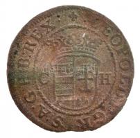 1695C-H Duarius Ag "I. Lipót" Pozsony (0,37g) T:2 hullámos lapka, ütésnyom, patina R! / Hu...